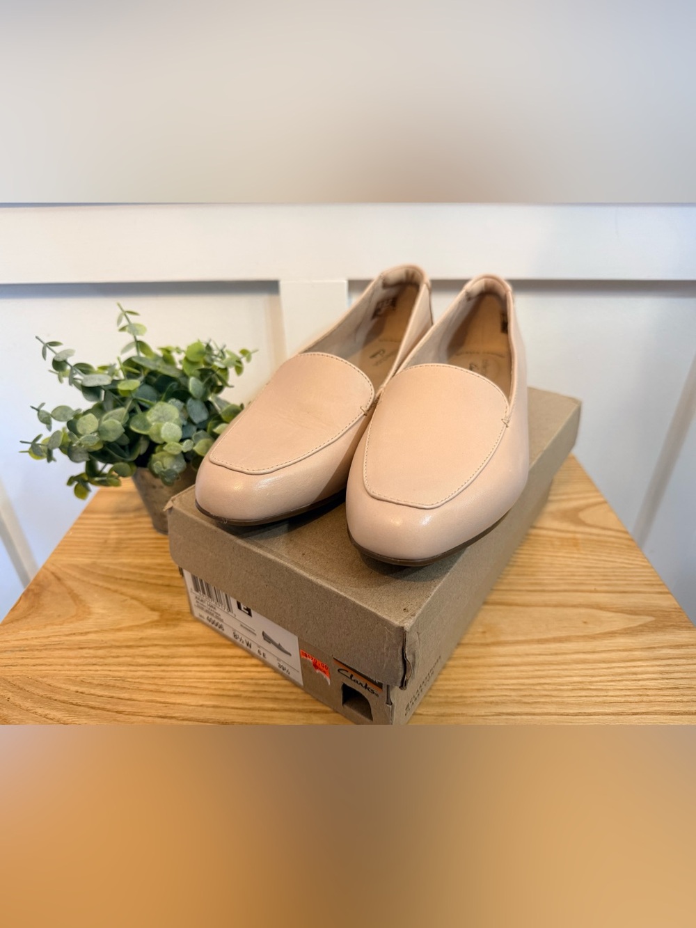 Clark’s Juliet Blush Leather Loafers